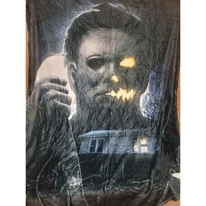 Halloween Movie Michael Myers Plush Fleece Throw Blanket 50x60 Horror
